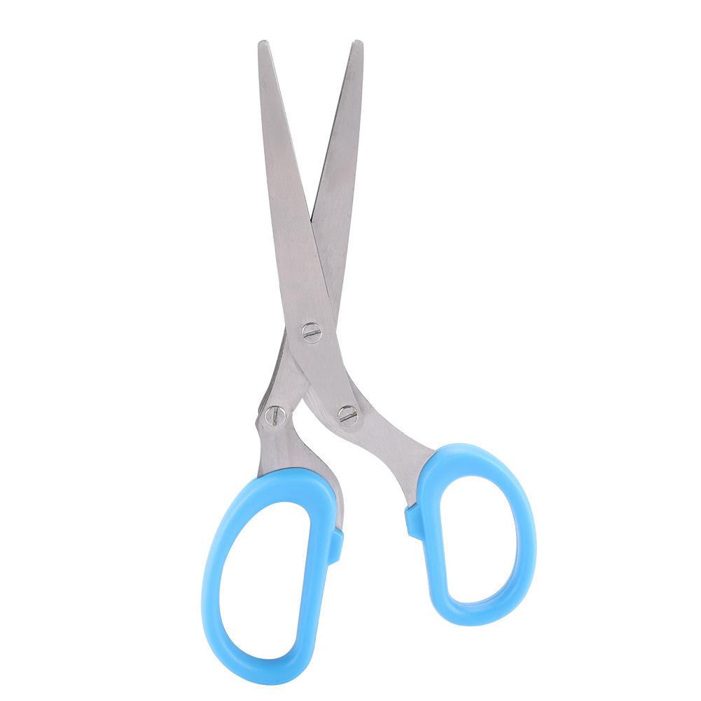 Stainless Steel 5 Layers Kitchen Scissors Scallion Sushi Shredded Tool(Yellow)