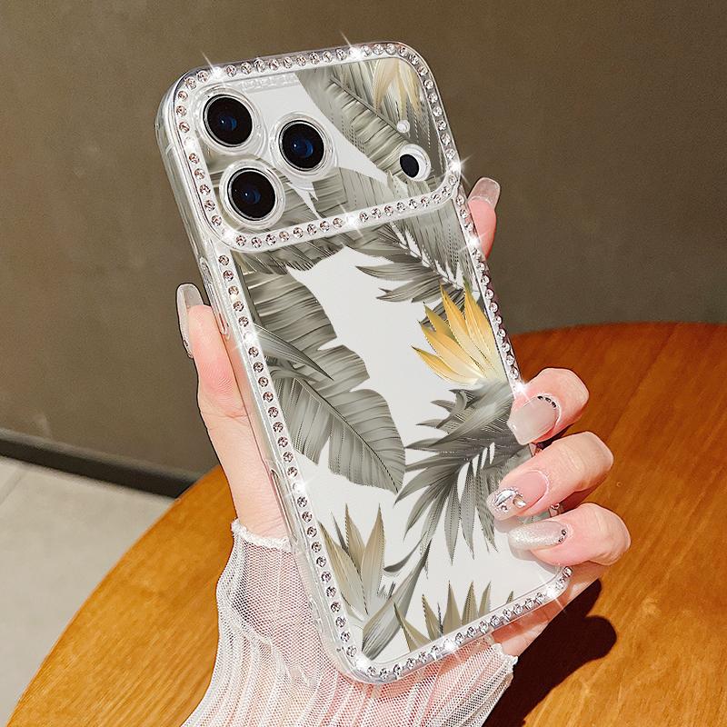 Creative Butterfly Pattern Phone Case For iPhone 17 Air 16e 16 14 15 13 17 Pro Max 15 16 Plus 17 Shockproof Bling Diamond Soft TPU Case Cover
