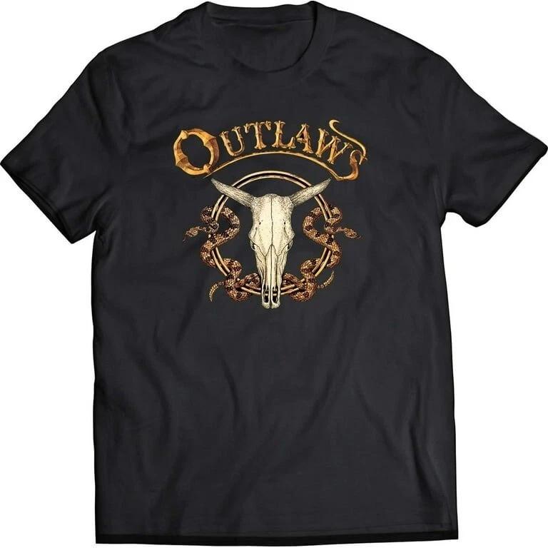 new The Outlaws Merry Christmas Black Cotton Shirt Gift For fan NI576 XXL