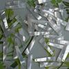 White Mother-of-Pearl Trapezoid Pendant Charm for DIY Earring Jewelry
