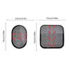 3Pcs Abdominal Patches Replacement Gel Sheet Electrode Pads Electric Muscular Stimulation Patch Excellent Conductivity Reusable