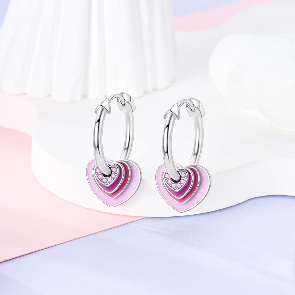 Copper Plated Woman Hoop Earring Original Pendientes For Jewelry Gift Fashion Eardrop