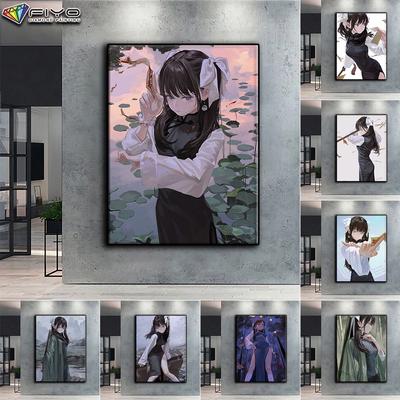5D Diy Diamant Malerei im chinesischen Stil Anime Figuren Kreuzstich voller Diamant Stickerei Mosaik