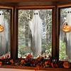 Large Size Glass Window Electrostatic Sticker Halloween Pumpkin Window Sticker Party Electrostatic Type