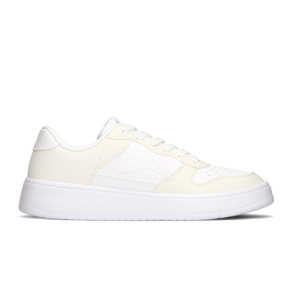 Li Ning Floating Boat Sweet Meowth Abrasion Resistant Slip Resistant Low top Skateboard Shoes Women's White Yellow Pink AGCS420-6(Team1993-)