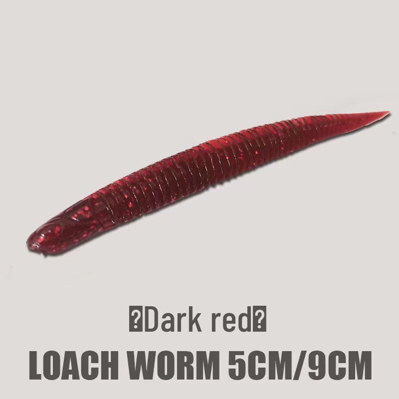 

LUREPEAK Легкий танец Мягкая приманка: Червь с игольчатым хвостом черного цвета для ловли окуня и мандаринки.