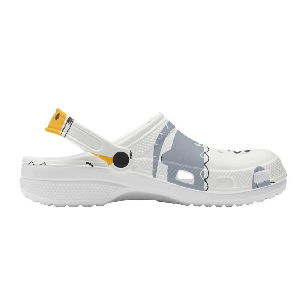 Casual Printed EVA Clogs for Women Men Ventilated Lightweight Slip On Casual Shoes Soft Sole Summer Sandals Daily Leisure Wear