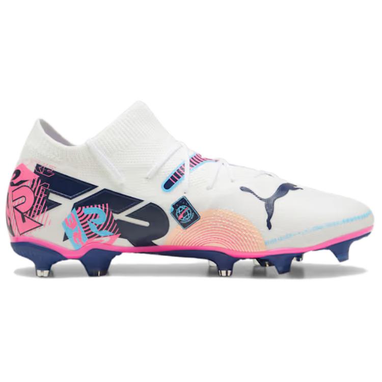 Puma Future 7 Match Volume Up Sports Comfort AG FG Football Shoes Men Football Shoes White 108074-01