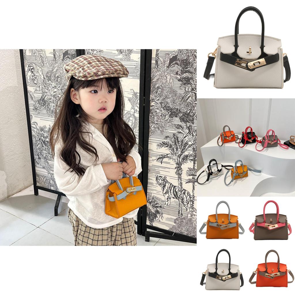 Stylish Mini Shoulder Bag For Kids Chic Solid Color Crossbody Bag For Summer Fun