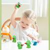 Giocattoli Spremibili Rana Dinosauro, Giocattolo Sensoriale Strizza Squittisce con Lingua Fuori per Bomboniera, Novità Antistress Fidget Toys