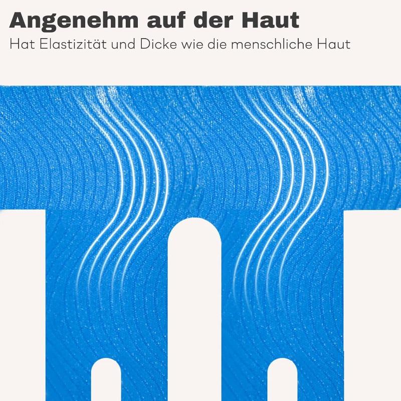 PreCut Kinesiotapes, Pre-Cut Kinesiotapes, Pack of 10, Skin-Friendly with Perfect Wearing Comfort, Waterproof & Elastic Physio Tape for Knee Pain