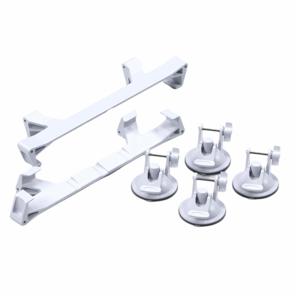 

4 Suction Cups Starlink Mini Mount Mini Car Sunroof Suction Cup Mounting Bracket Car Interior Glass Roof Car Mount Kit RV білий