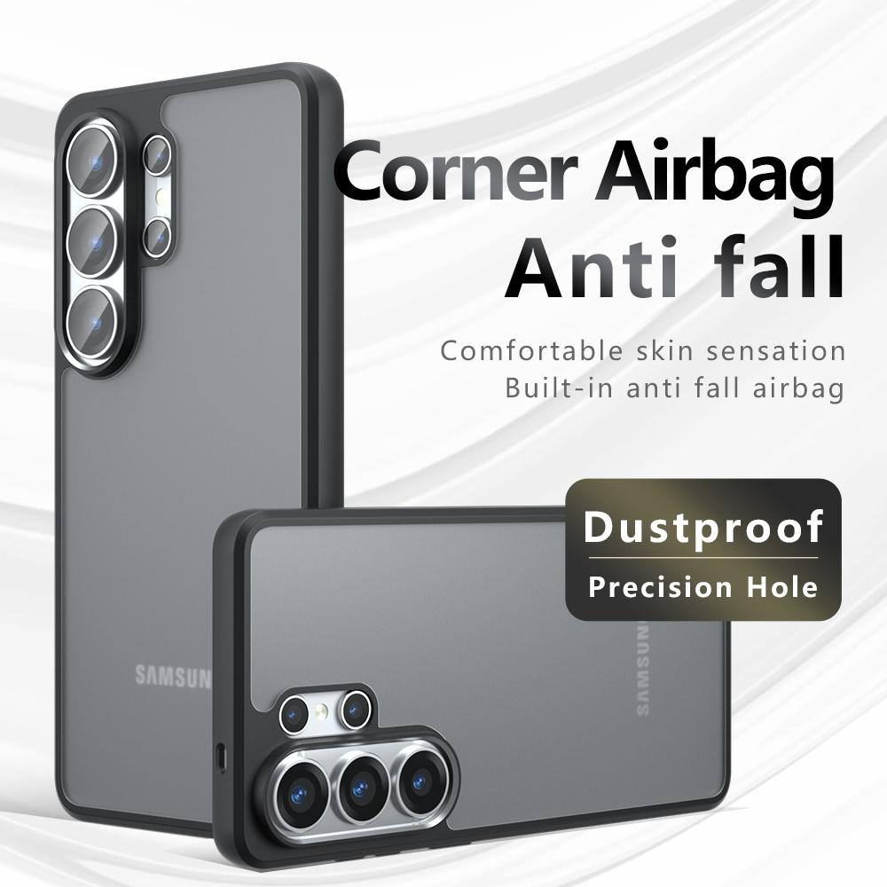 For Samsung Galaxy S26 Ultra TPU Border Case Cover 3D Intergrated Button Case Galaxy S26 S26+ Anti Drop Airbag Galaxy S25 Edge