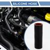X AUTOHAUX Silicone Hose, Silicone Tube, Intercooler, Turbo, Intake Pipe, Black, Length 5.0 Inches