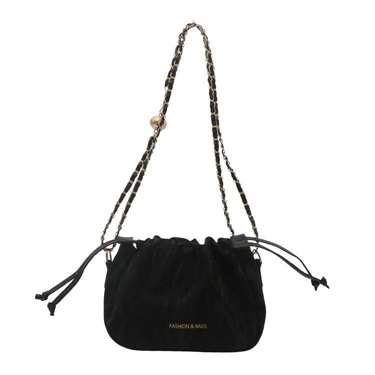 Stylish Korean Bucket Bag For Women Soft Textured Casual Crossbody Purse In Four Colors