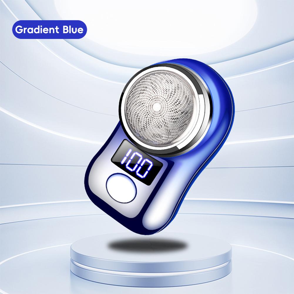 

Мужской инструмент для бритья Перезаряжаемая от USB Портативная Электробритва со Светодиодным Индикатором Заряда Батареи для Мужчин Водонепроницаемая Мини Дорожная Роторная Бритва