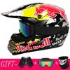 Full Face Mountain Bike Helmet With Goggles Gloves Mask Downhill MTB Trail Riding
