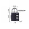 Cross-Border 4-Digit Combination Padlock: Anti-Theft Metal Lock for Gym Lockers & Suitcases