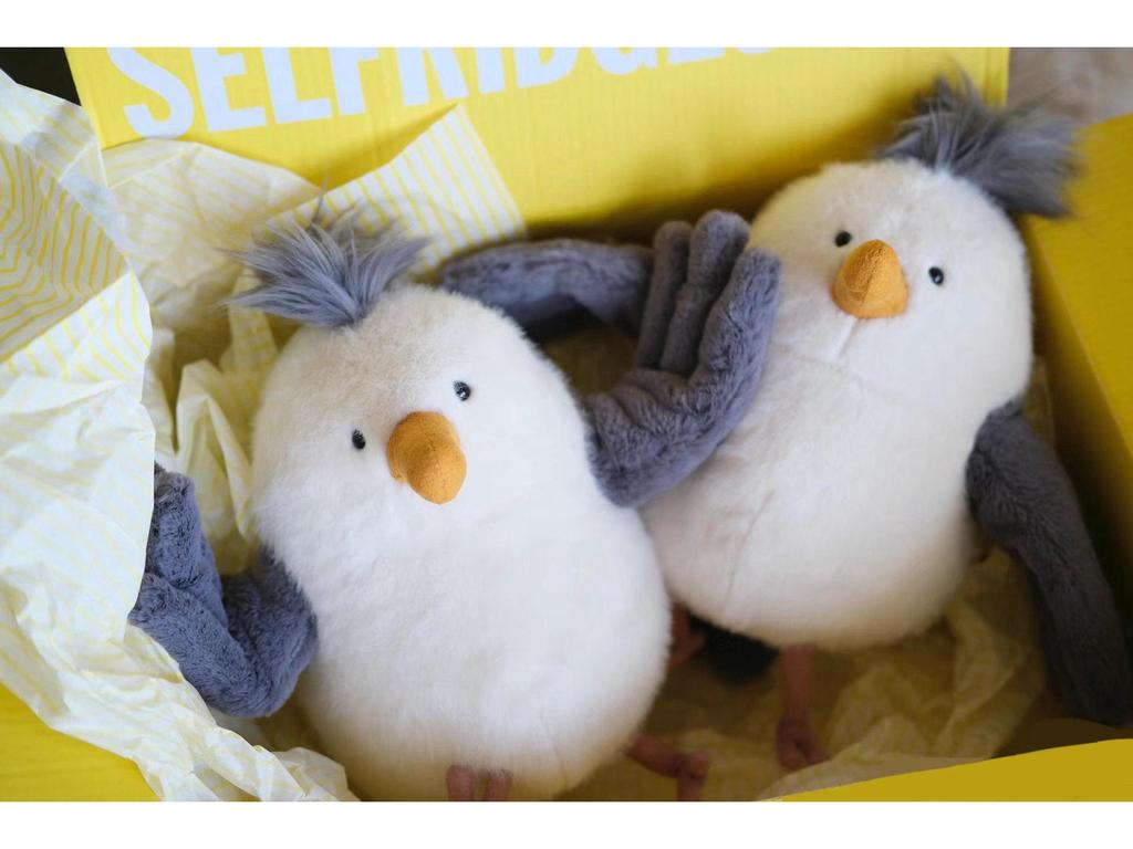 Seagull Plush Toy - Wedding Toss Gift or Birthday Comfort Doll for Girls