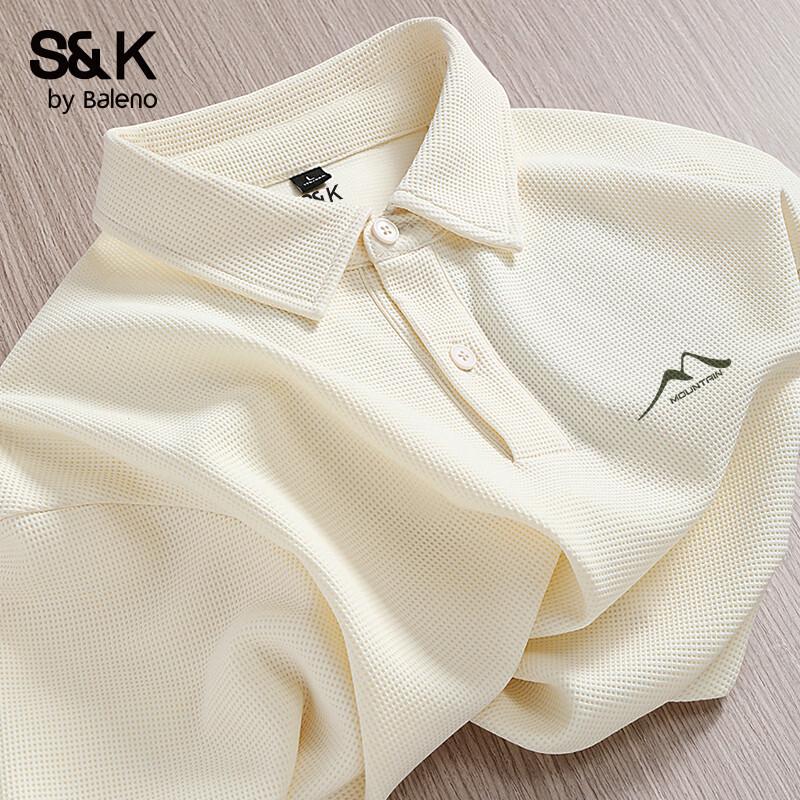 

Baleno Men s S&K Waffle-Knit Short-Sleeve Polo Shirt L