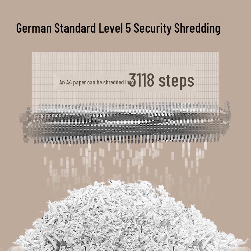 Deli 9904 Level 5 Micro-Cut Shredder CN plug (adapter included)