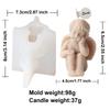 Angel Statue Candle Mold for Making Aromatherapy Candle Soap Fondant Baking Chocolate Molds DIY Craft Gypsum Ornaments