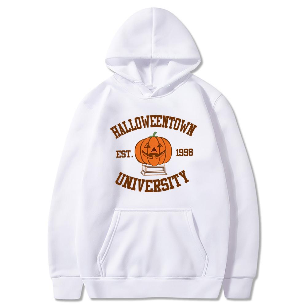 2025 Halloweentown Hoodie Halloweentown Est 1998 Pullover Vintage Halloween Town Fall Sweater Trendy Halloween Party Hoodies