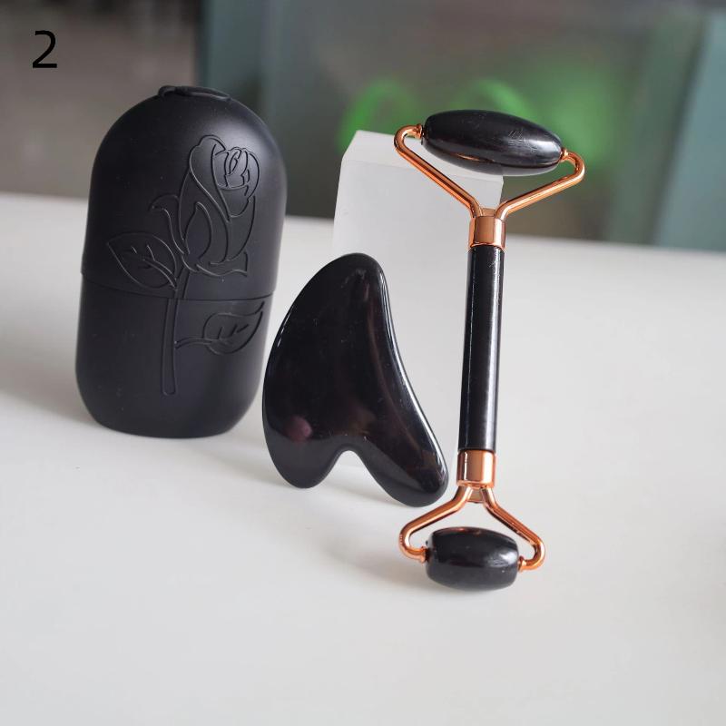 3Pcs Ice Face Roller Facial Ice Roller Set, Facial Roller Gua Sha Face Tool Set,Massage Tool Roller Lifting Contouring Tool Mold
