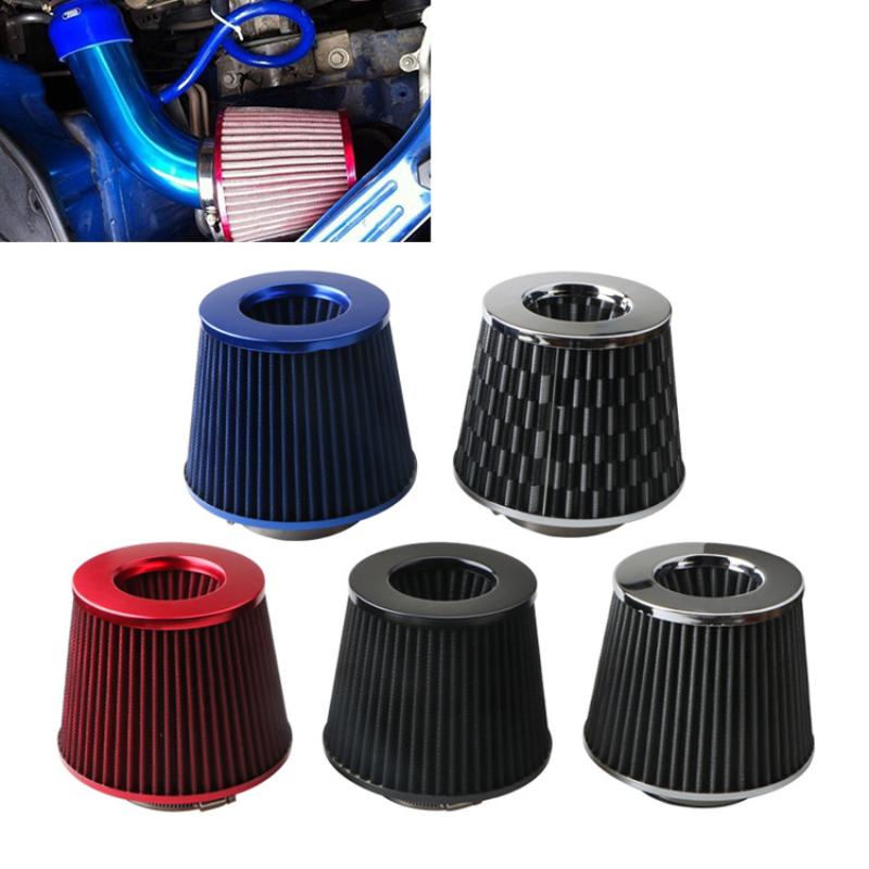1 Stuk Auto Accessoires 76 Mm 3 Inch Auto Luchtfilters Ventilatiefilter Hoge Doorstroming Inlaat Kit Gaas Kegel Motorbeschermer Vervanging