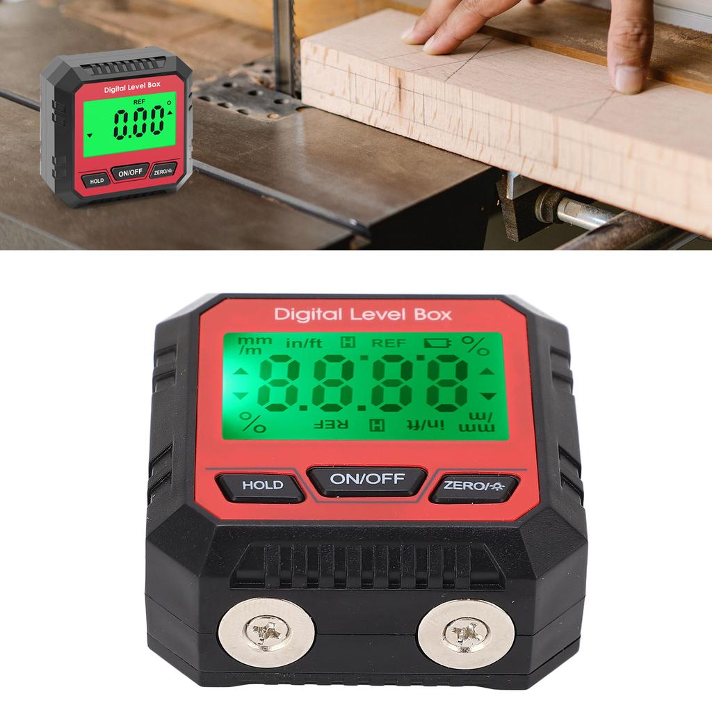 Digital   Box Magnetic Angle Finder Protractor Inclinometer for Carpentry Building Masonry