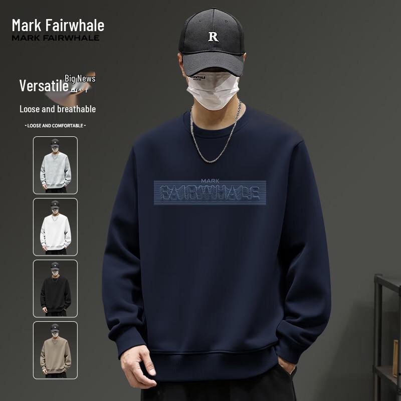 Mark Fairwhale Men's Heavyweight Graphic Crewneck Sweatshirt