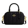 Style 18 Printed Logo Nappa Leather Handbag Small Women's Black