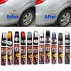 Car Paint Scratches Repair Pen Brush Waterproof Paint Marker Pen Car Tyre Tread Care Automotive Maintain Black White Red Silver