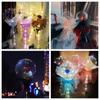 2 Led Light-Emitting Transparent Rose Balloons (Excluding Inner Electricity) Suitable for Wedding, Birthday, Valentine's Day