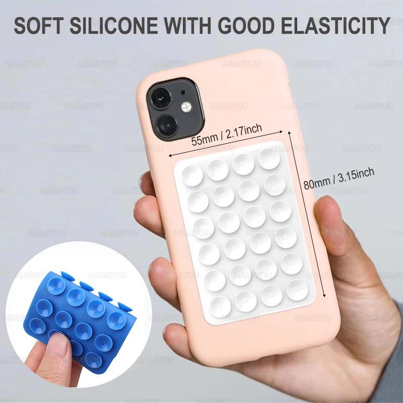 10/Pz Supporto per Telefono a Ventosa in Silicone Portatile Adesivo Antiscivolo Supporto a Ventosa per Cellulare Staffa Mani Libere