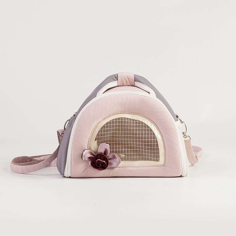 Breathable Pet Bag Small Carrier Bag Breathable Comfortable Pet Travel Tote Bag Sling for Hamster Pig Rabbit Hedgehog
