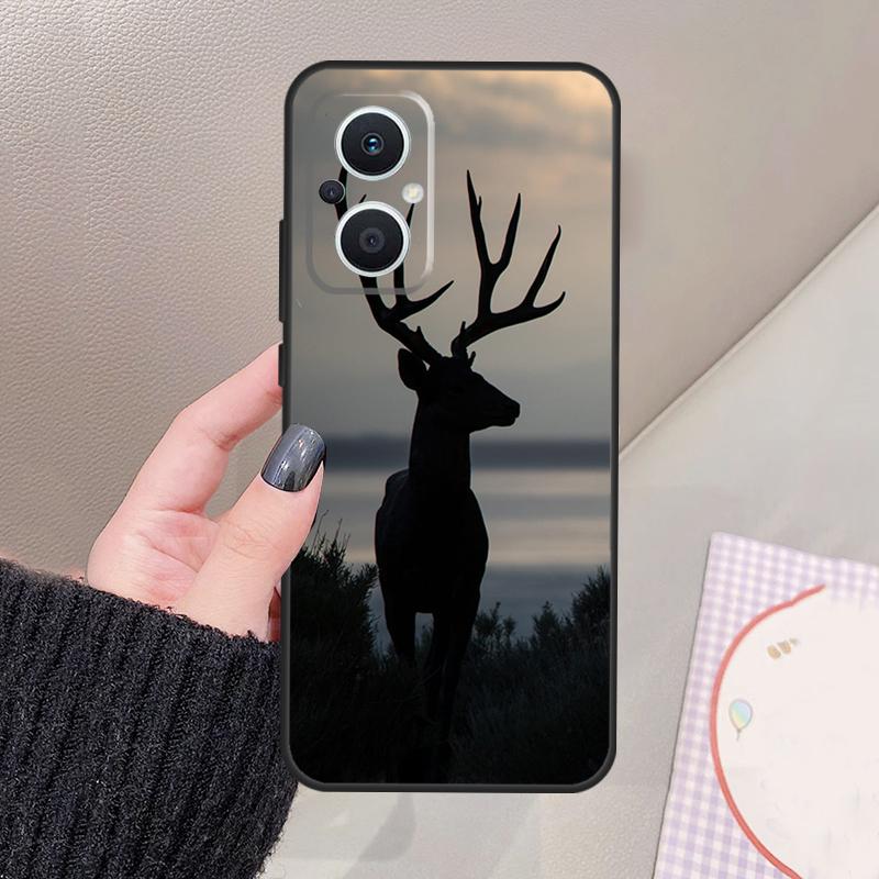 

Deer Hunting Camo Funda For OPPO Reno 10 11 12 13 14 Pro 8 7 Lite 11F 12F 13F 14F OPPO Find X8 X5 X6 X9 Pro Case OPPO Reno10 Pro