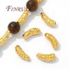 Spacer Beads 18K Gold Plated Separators For Bracelets,DIY Jewelry Accessories,Necklace Beads Findings,Separator for Beads