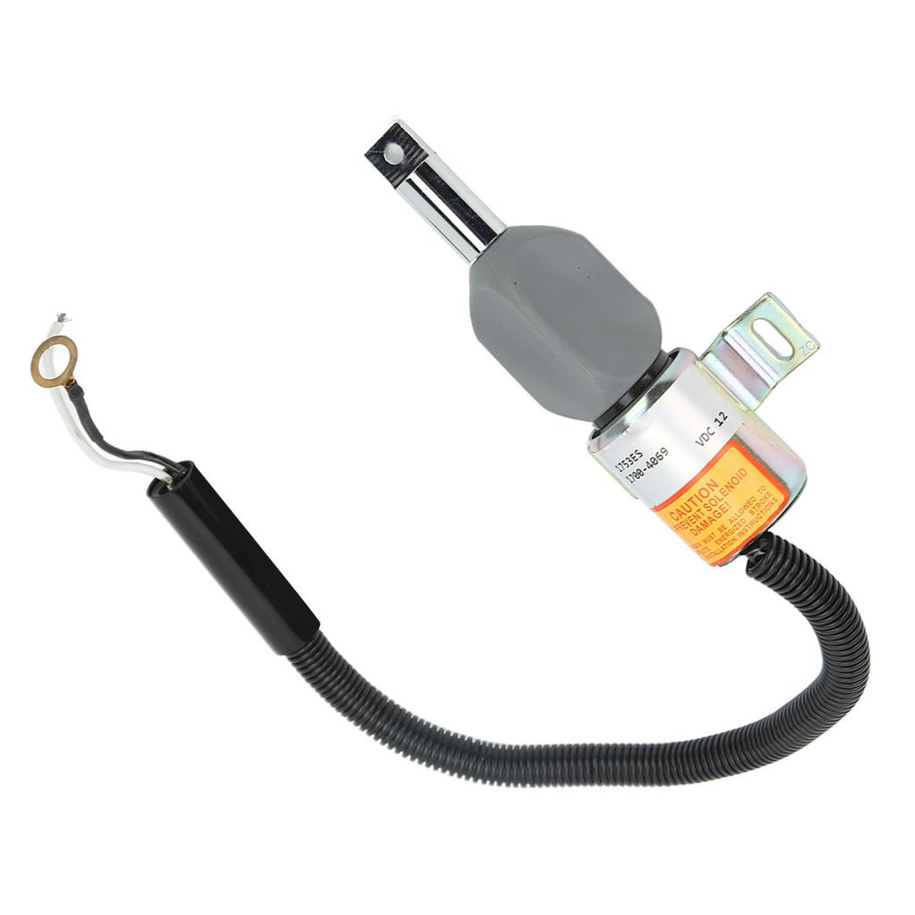 Fuel Stop Solenoid 17004061 12V Cut Off Shutdown Control Valve Replacement for Takeuchi Woodward TL140