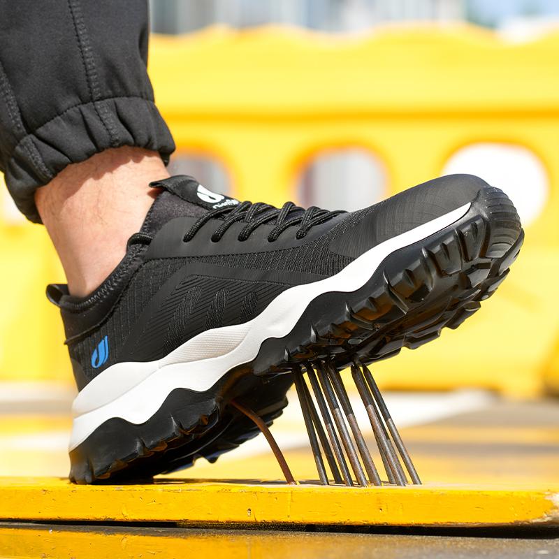 Lightweight Safety Shoes Men Work Shoes Steel Toe Cap Working Sneakers Man Breathable Shoes Anti Puncture Tactical Boots