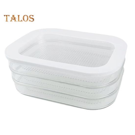 

Контейнер для мяса для холодильника, бекон, обед, мясные складные коробки для хранения продуктов с крышкой, контейнеры для приготовления пищи без бисфенола А B