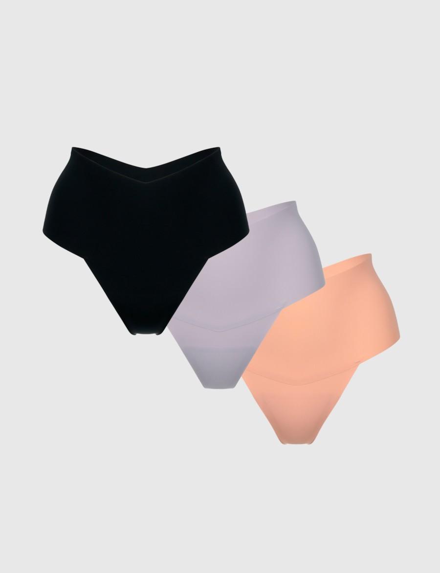 

Трусики стрінг, 3 штуки brabrabra (87595) 3(M) різнокольорові кольору