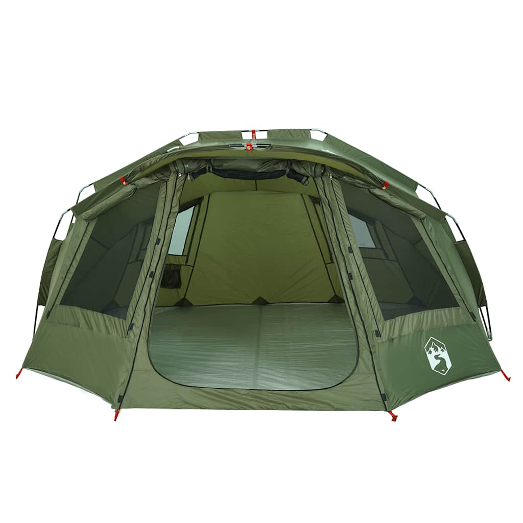 Fishing Tent for 5 Persons Olive Green Waterproof