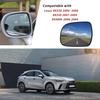Driver Side Mirror Glass Replacement For 2004-2009 Lexus RX330 RX350 RX400H, Power Heated Left Side View Convex Exterior Mirrors Accessories, With