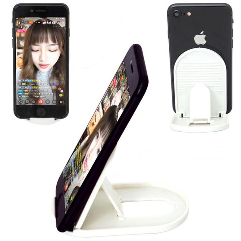 VAORLO Adjustable Mini Phone Holder Table Stand Phone Oval Bracket Mobile Stand Holder