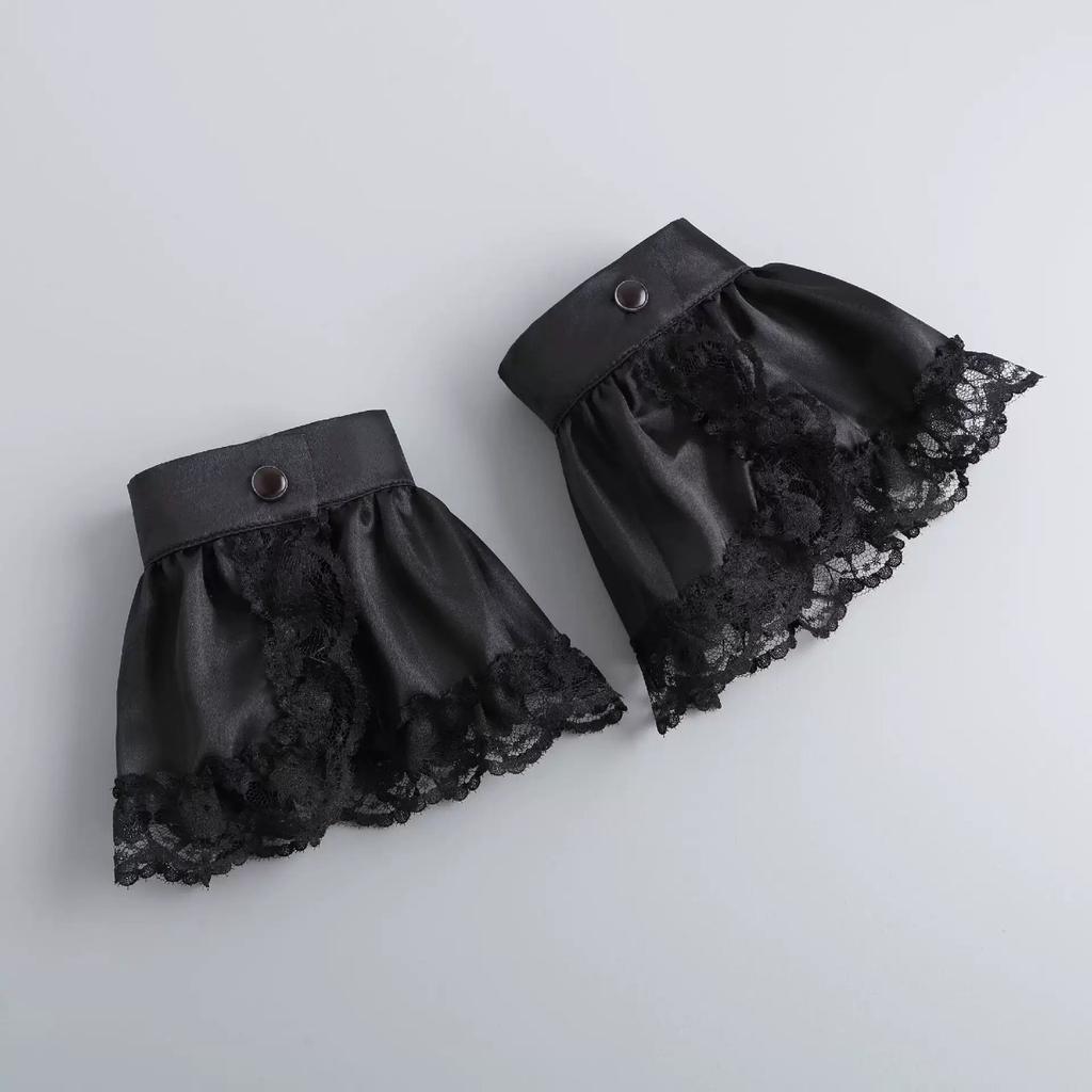 Vintage Victorian Costume Fake Collar Cosplay Accessory Detachable Shirt Collar False Blouse Top Women Clothes Accessories