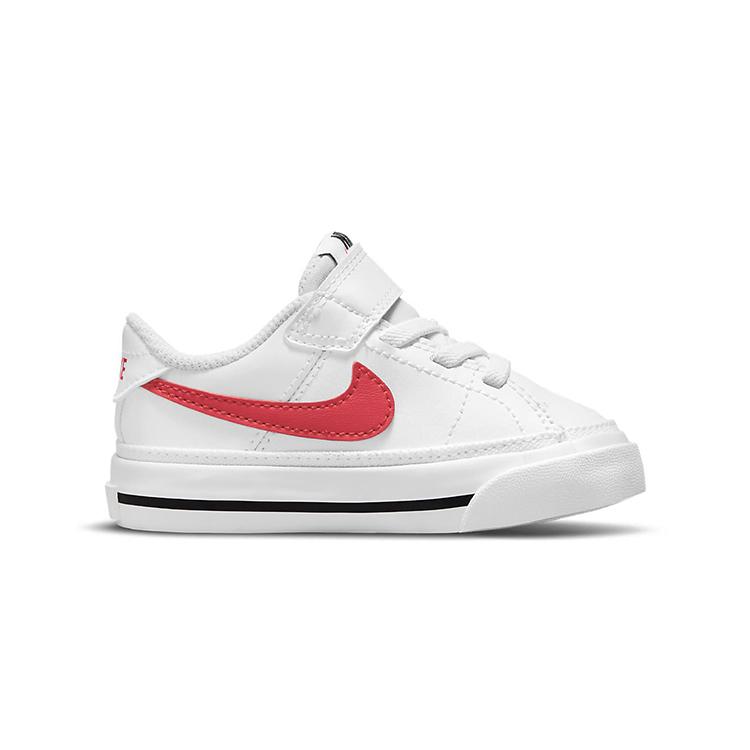 New Nike Court Legacy White University Red TD DA5382-105