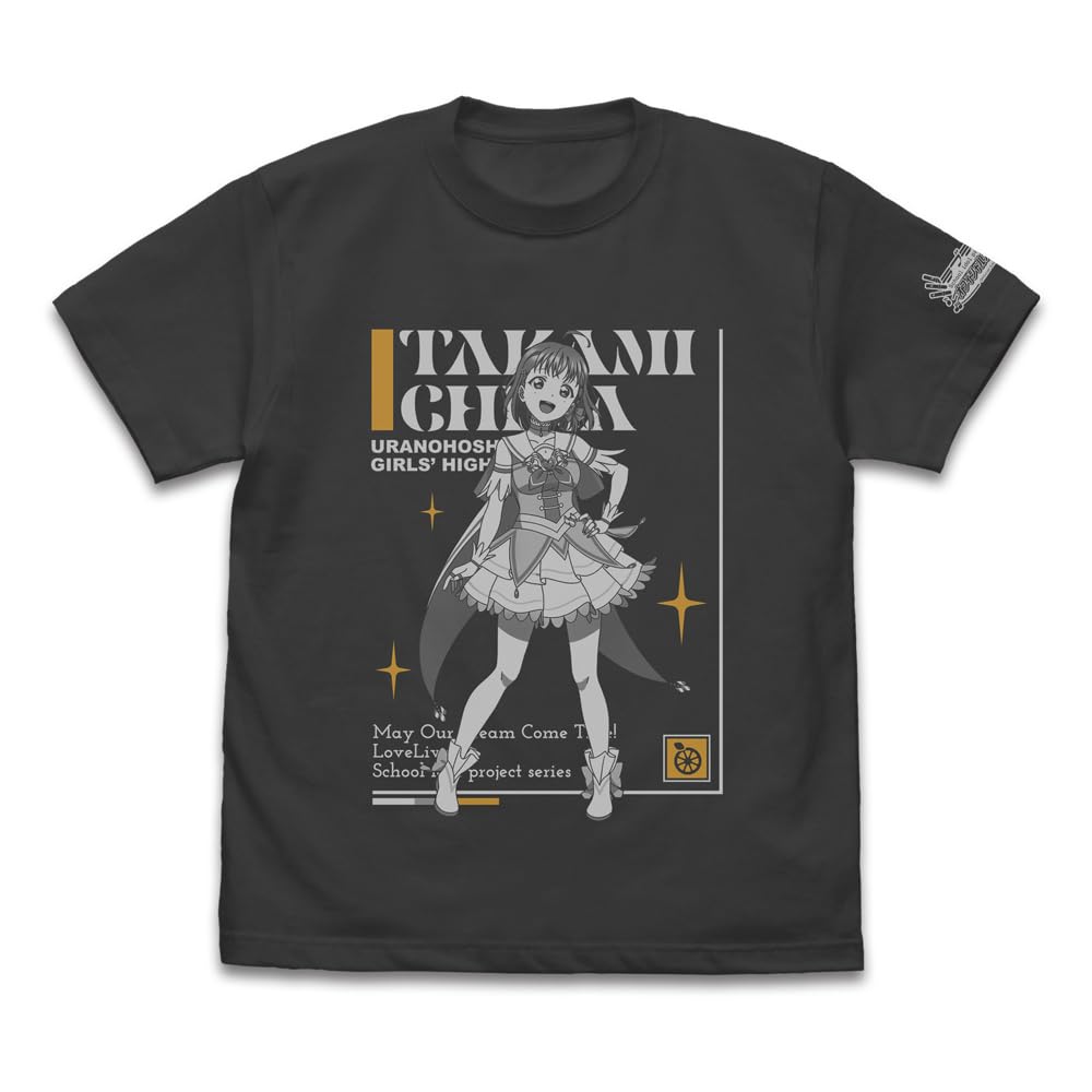 2D COSPA Love Chika Takami DREAM SUMI XL Size [Official] Live! Sunshine!! T-Shirt LIVE!! Ver.