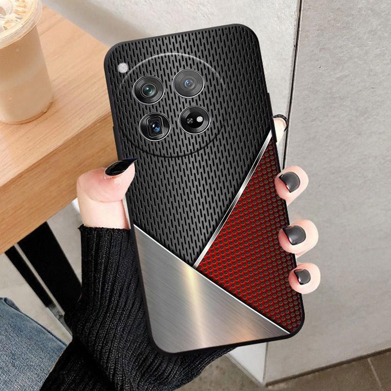 Etui Osłona Na OnePlus 12 Na OnePlus12 Fundas Nowe Czarne Miękki Silikon TPU Ochronne Etui Na Telefon Dla One Plus 12 Zderzak Coque
