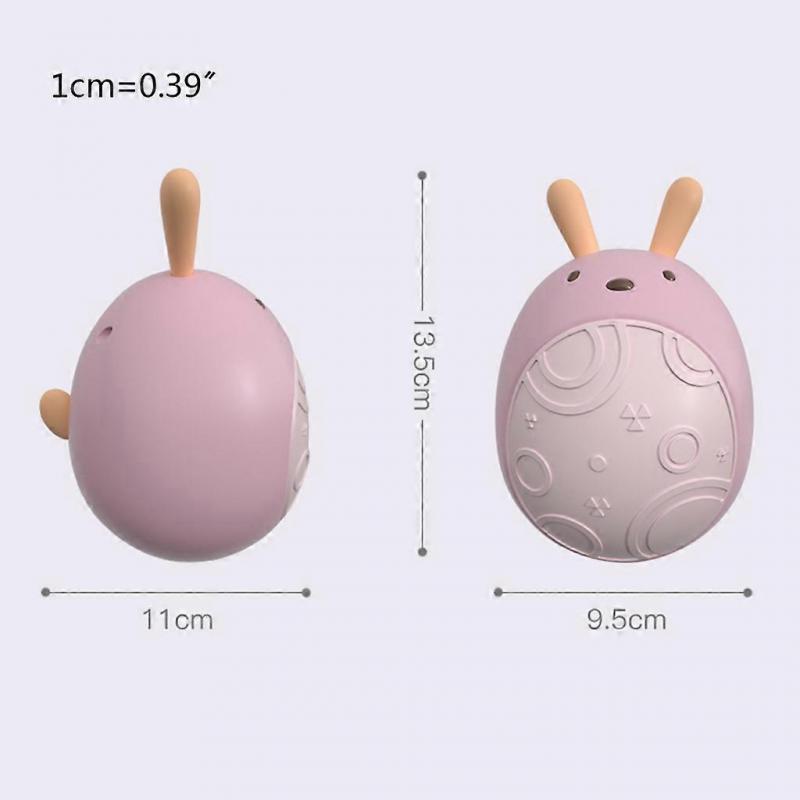 Classical Wind Up Tumbler Collection Clockwork Toy Plastic Moving Tumbler Recall Mechanical Toy Kids Christmas Presents Pink